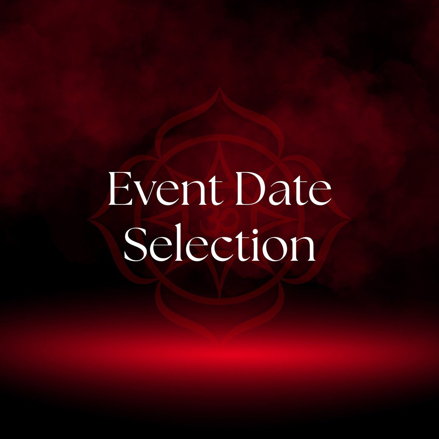 Event Date Selection
